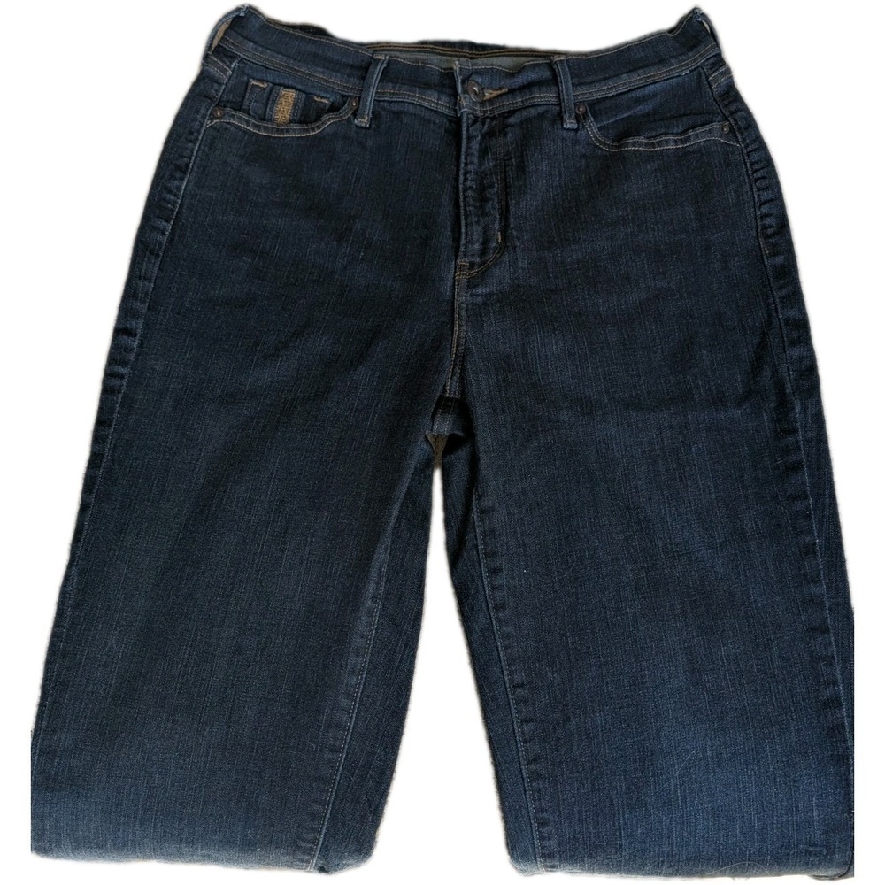 Levis Women's Jeans 512 Size 14S Dark Wash Perfectly Slimming Straight Leg 32/30